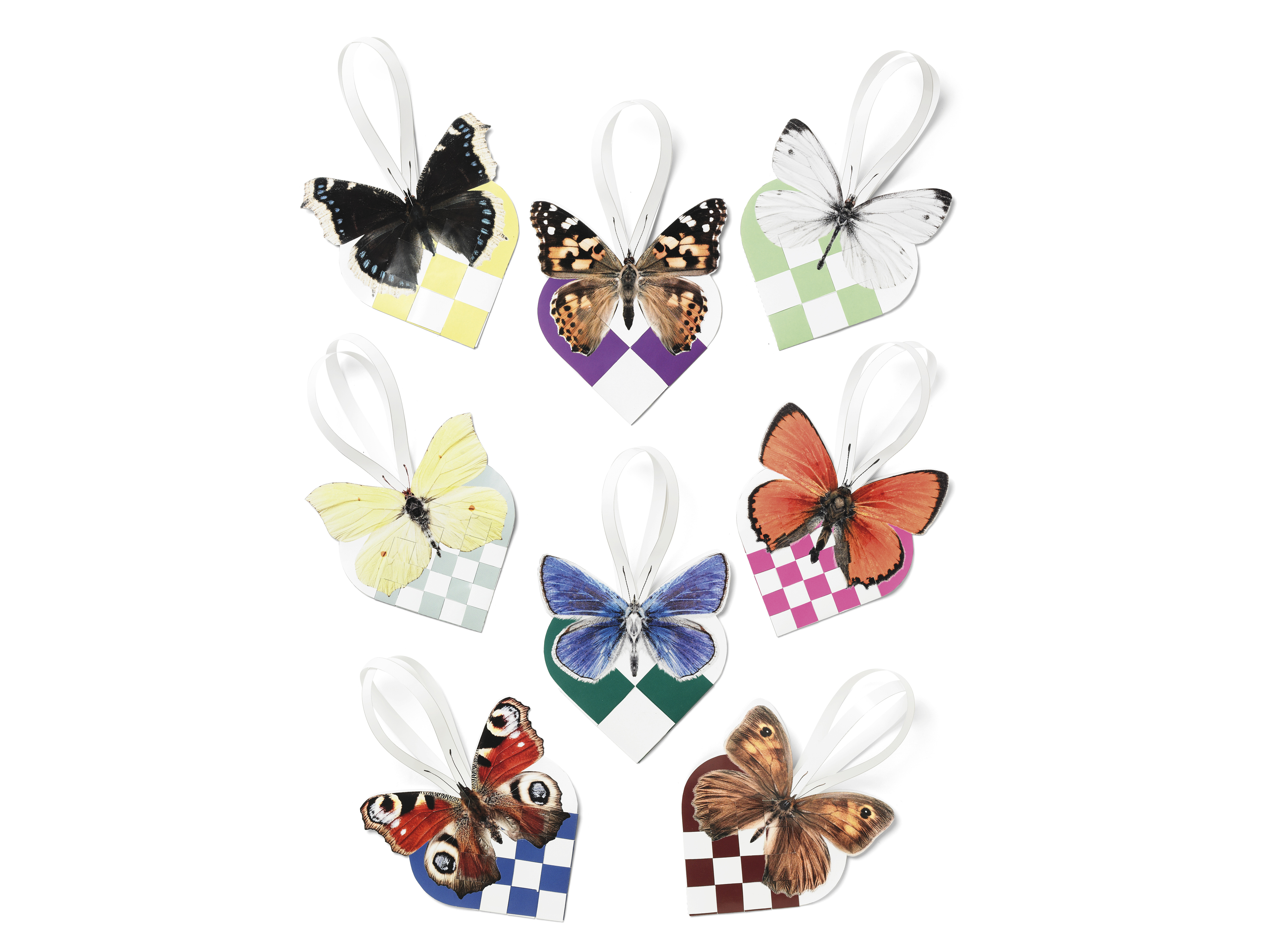 Claydies: Butterfly Hearts. Julehjerter.